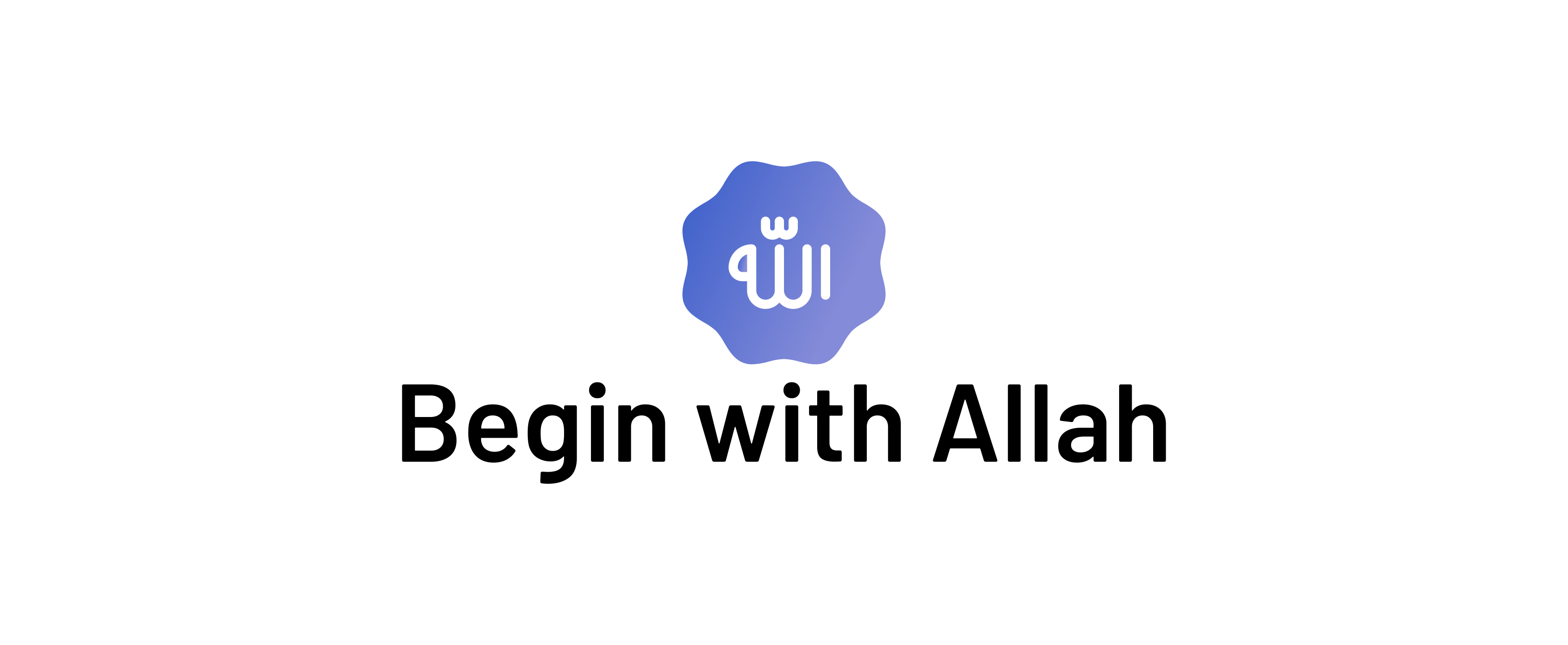 starting presentation with the name of allah